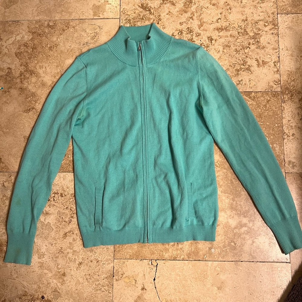 Vintage Benetton zip up sweater